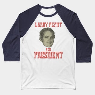 Larry Flynt for President 1984 Baseball T-Shirt